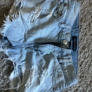 Aeropostale Distressed Denim Shorts